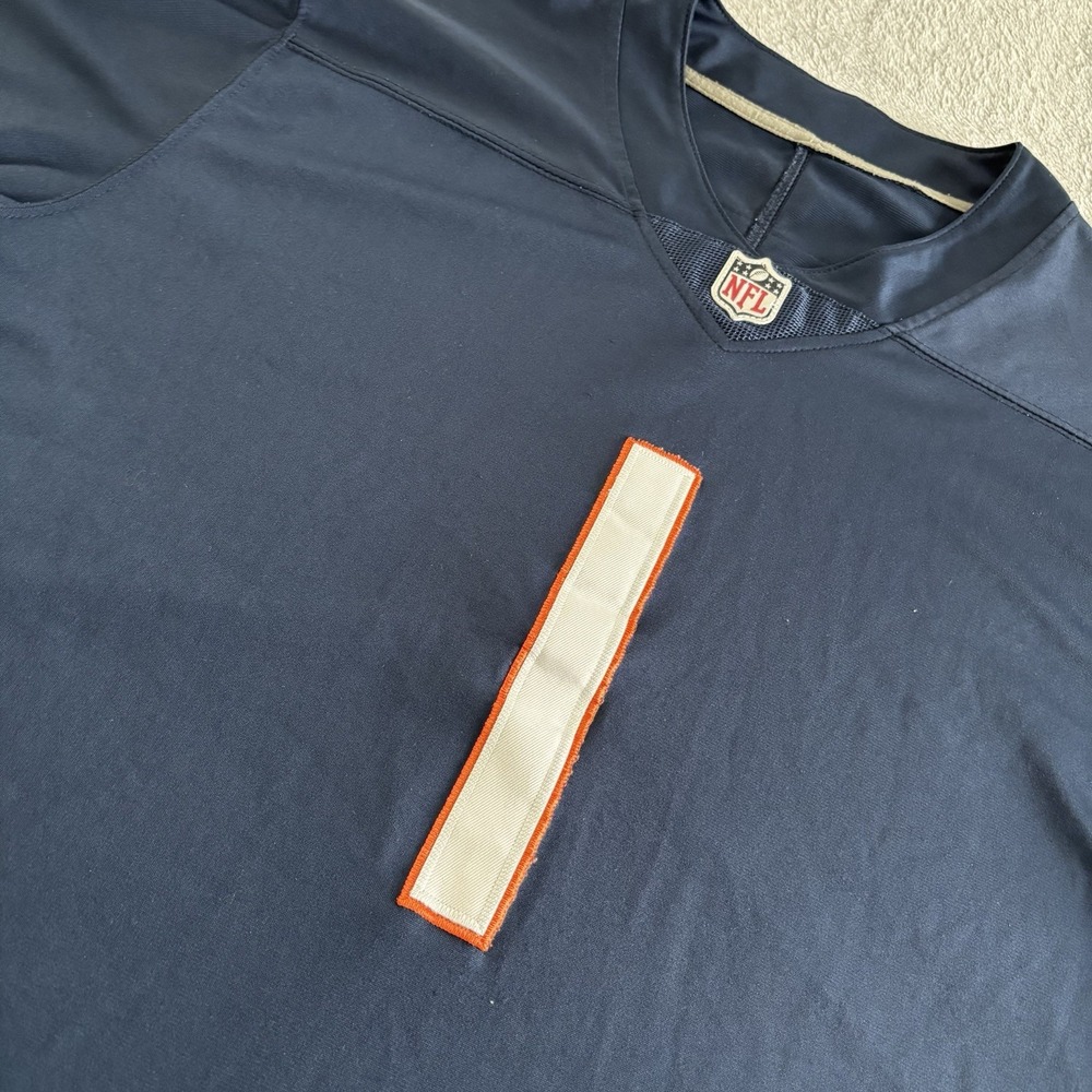 Nike‎ NFL Chicago Bears Jersey Men's XL Football Navy Orange Adult
